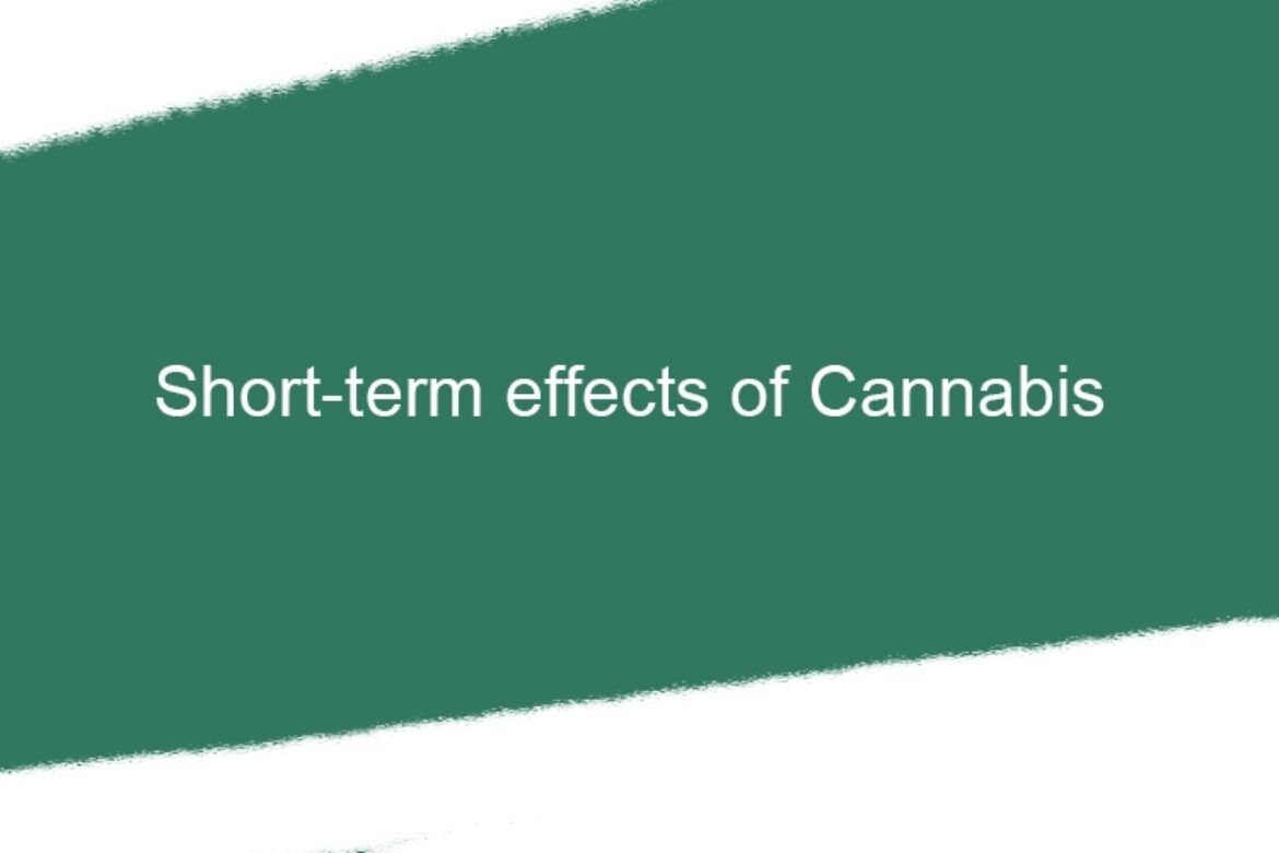 short term effects of cannabis