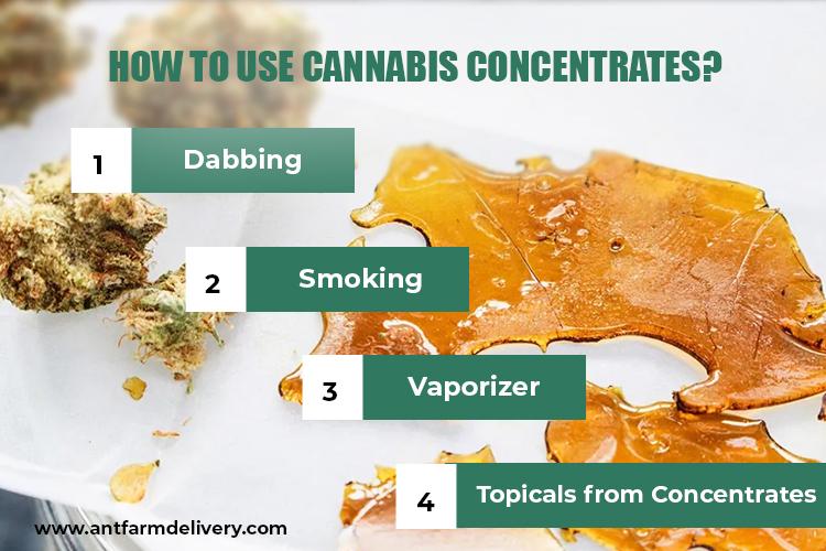How to use Cannabis Concentrates?