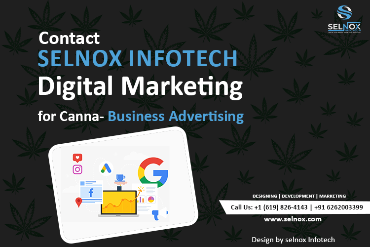 Contact Selnox Infotech Digital Marketing agency for Canna- Business Advertising